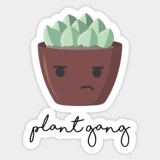 Plant Gang Succulent Sticker